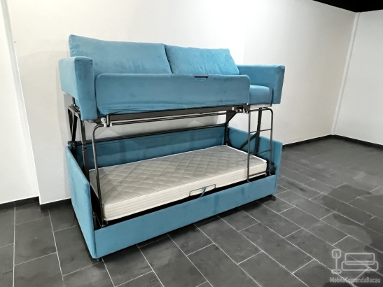 Canapea pat supraetajat cu saltele 200 × 90 – livrat în brașov