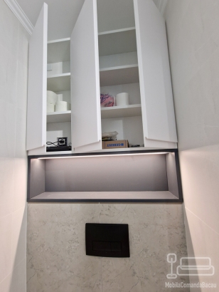 Set de mobilier pentru baie din MDF vopsit