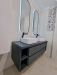 Set de mobilier pentru baie din MDF vopsit