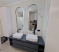 Set de mobilier pentru baie din MDF vopsit