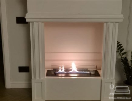 Mobilier Șemineu din MDF Vopsit