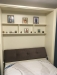 Dormitor cu Pat Rabatabil si dulapuri D 217