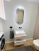 Mobilier baie din MDF vopsit, realizat pe comandă în județul Bacău