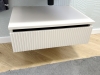 Mobilier baie din MDF vopsit, realizat pe comandă în județul Bacău