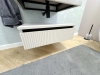 Mobilier baie din MDF vopsit, realizat pe comandă în județul Bacău