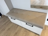 Mobilier de hol la comandă cu șezut tapițat și feronerie Blum – Bacău