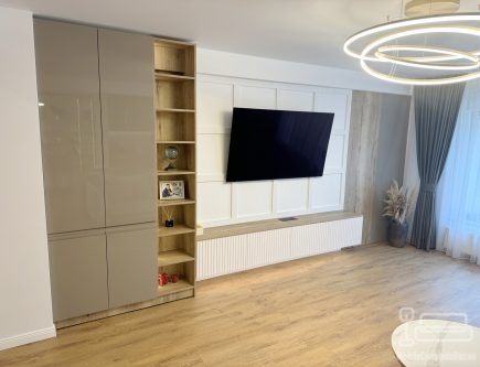 Mobilier living la comandă – MDF vopsit riflat