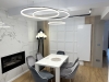 Mobilier de dining din MDF vopsit, cu bandă LED Hafele