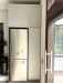 Mobilier pentru terasă din PAL și MDF vopsit, cu jardiniere și corp pentru frigider