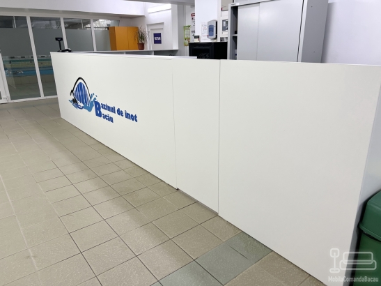Mobilier recepție pentru bazinul olimpic Bacău – la comandă