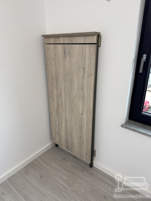 Bucătărie din MDF vopsit cu profile Gola, blat & contrablat – 4000 mm (Bacău)