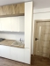 Bucătărie din MDF vopsit cu frezare mâner – 3.800 mm, feronerie Blum