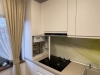 Bucătărie din MDF vopsit cu frezare mâner – 4,3 m lungime, feronerie Blum, Bacău