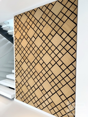 Mobilier hol din mdf furniruit – feronerie blum cu amortizare, Bacău