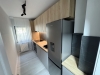Mobilier bucătărie 3500 mm din pal melaminat – gola negru, feronerie blum, bandă led