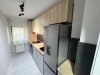 Mobilier bucătărie 3500 mm din pal melaminat – gola negru, feronerie blum, bandă led