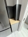 Mobilier bucătărie 3500 mm din pal melaminat – gola negru, feronerie blum, bandă led