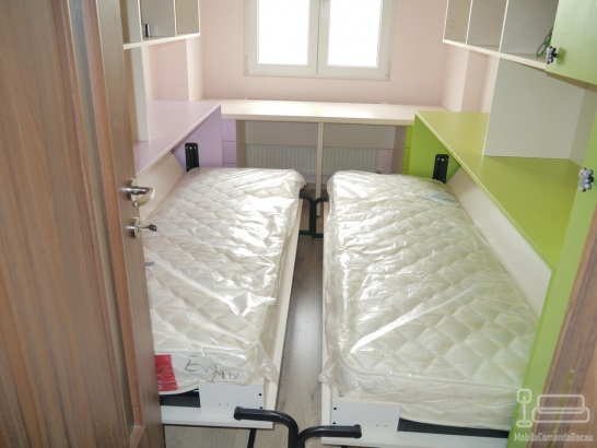 Dormitor Copii cu Pat Rabatabil D 099