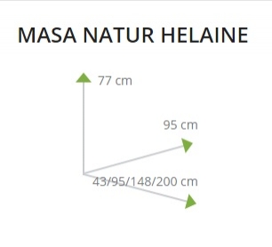 Masa Extensibila Stejar Helaine M 062
