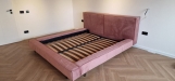 Pat tapițat cu somieră rabatabilă 200×160 – montaj în Bacău