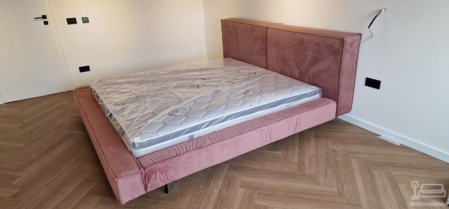 Pat tapițat cu somieră rabatabilă 200×160 – montaj în Bacău