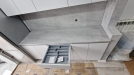 Mobilier bucătărie din MDF vopsit – feronerie Blum cu amortizare, Bacău