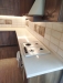Bucătărie MDF înfoliat cu blat din quartz – Mobilier premium la comandă