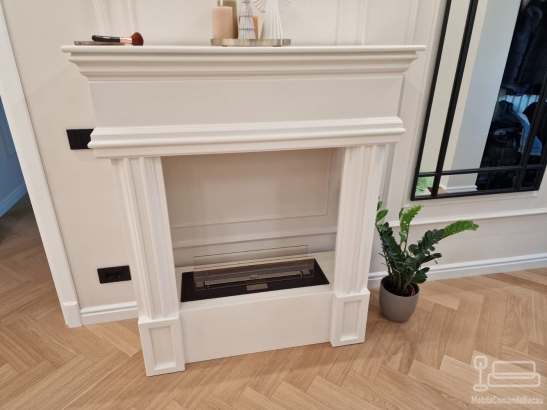 Mobilier Șemineu din MDF Vopsit