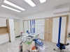 Mobilier cabinet stomatologic din PAL, montat în Buhuși, județul Bacău
