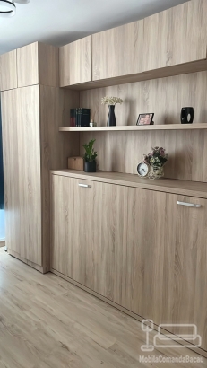 Ansamblu mobilier cu pat rabatabil orizontal la comandă, București