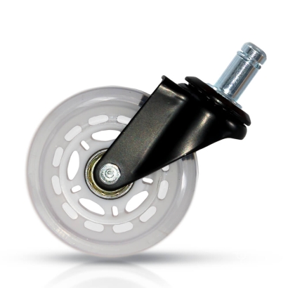 Role silicon pentru scaun de birou – Alb