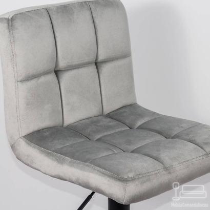 Scaun bar tapitat ABS 191B gri