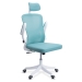 Scaun de birou ergonomic cu spatar inalt, suport lombar si cotiere rabatabile OFF 336 bleu