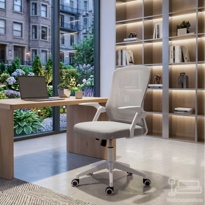 Scaun de birou pentru copii din mesh OFF 433 gri