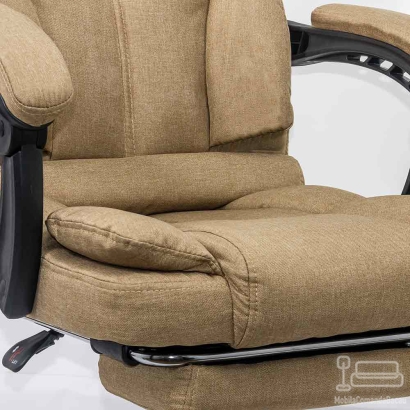 Scaun de birou executiv cu suport de picioare OFF 415F bej