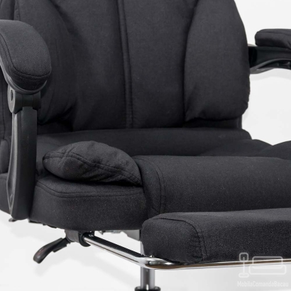 Scaun birou textil OFF 415F negru