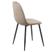 Scaun bucătărie catifea BUC 237X bej