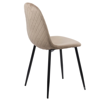 Scaun bucătărie catifea BUC 237X bej