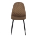 Scaun de bucatarie din catifea BUC 237X maro