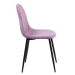 Scaun de bucatarie din catifea BUC 237X mov