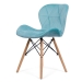 Scaun bucătărie catifea BUC 241V bleu