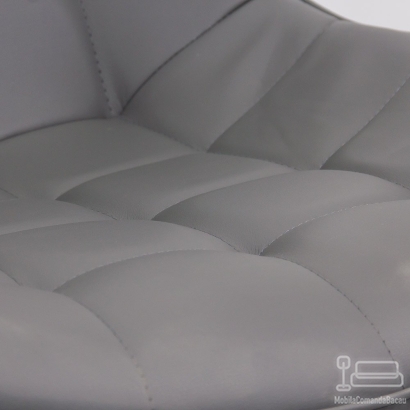 Scaun bucătărie piele eco BUC 206P gri