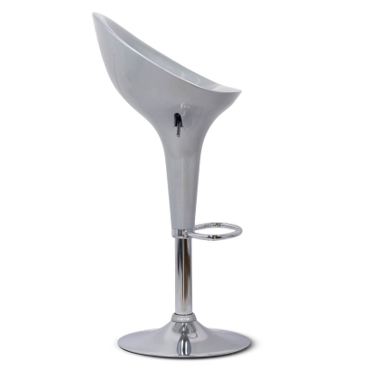 Scaun de bar reglabil ABS 105 gri