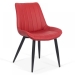 Scaun dining piele ecologica BUC 203 rosu