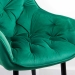 Scaun de dining din catifea verde BUC 257