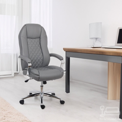 Scaun directorial cu arcuri rezistent 150 KG OFF 313 gri