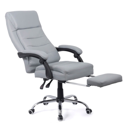 Scaun directorial cu suport de picioare OFF 425 gri