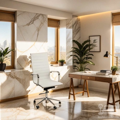 Scaune directoriale OFF 802 alb