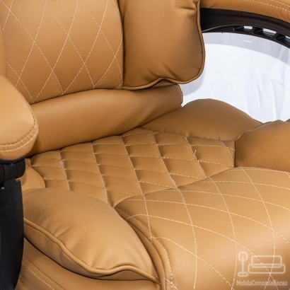 Scaun directorial cu suport de picioare OFF 411 bej