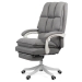 Scaun directorial textil cu suport de picioare OFF 426 gri